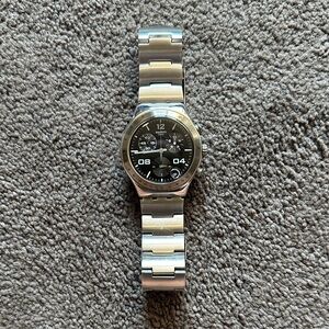 Swatch Silver and Black Watch